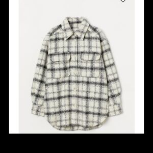 H&M Thick Flannel Shacket size  XL